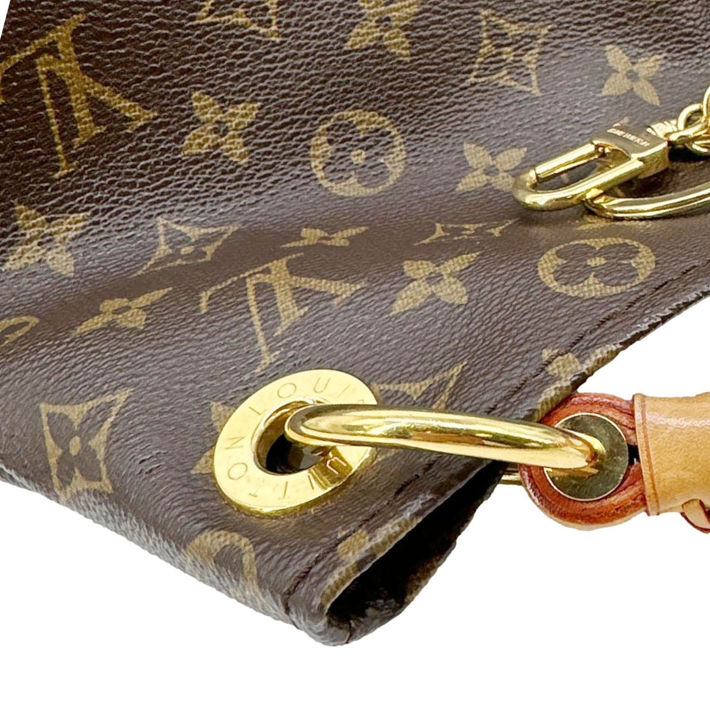 LOUIS VUITTON Artsy MM Monogram Canvas Hobo Shoulder Bag Brown
