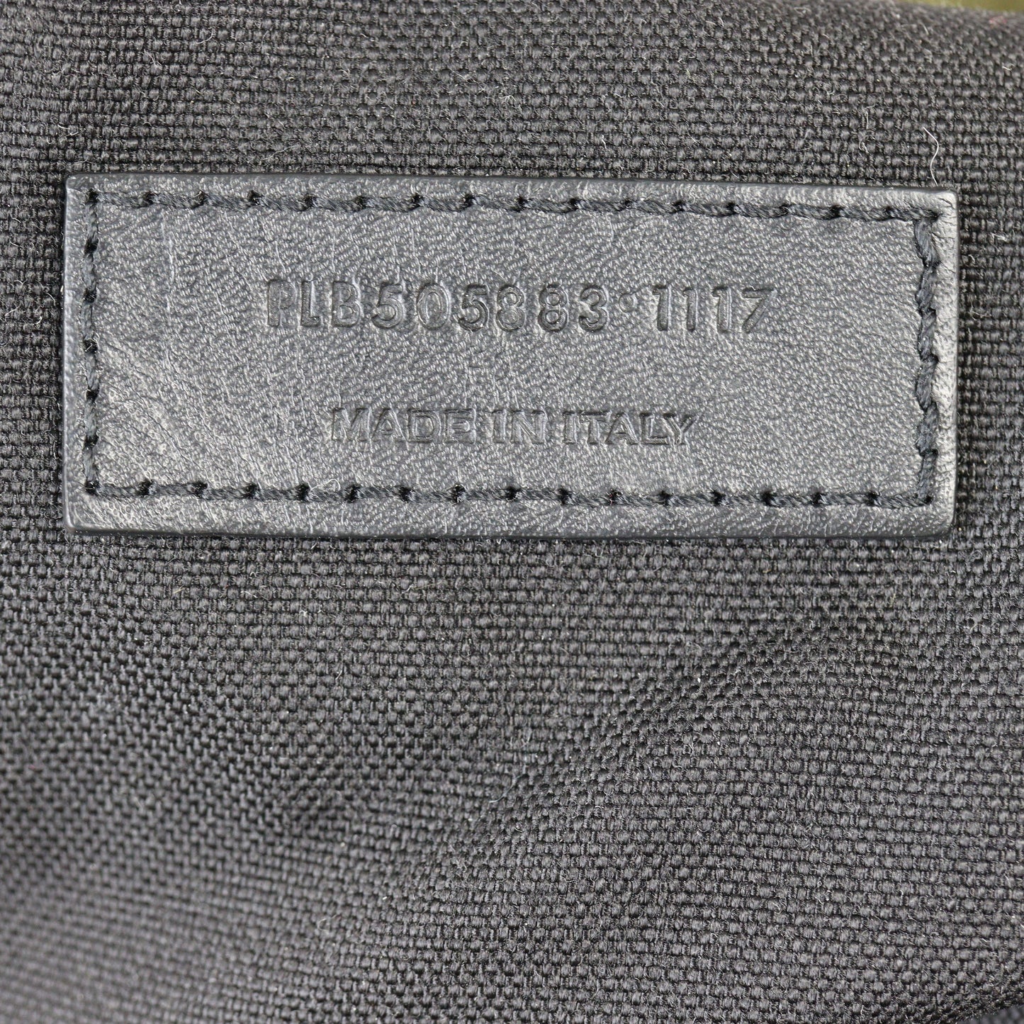 Saint Laurent Noe Canvas Multi Patch Backpack