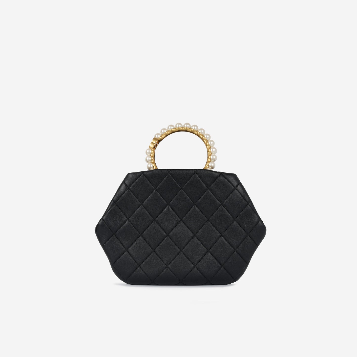 Chanel Pearl Crown Wristlet Clutch