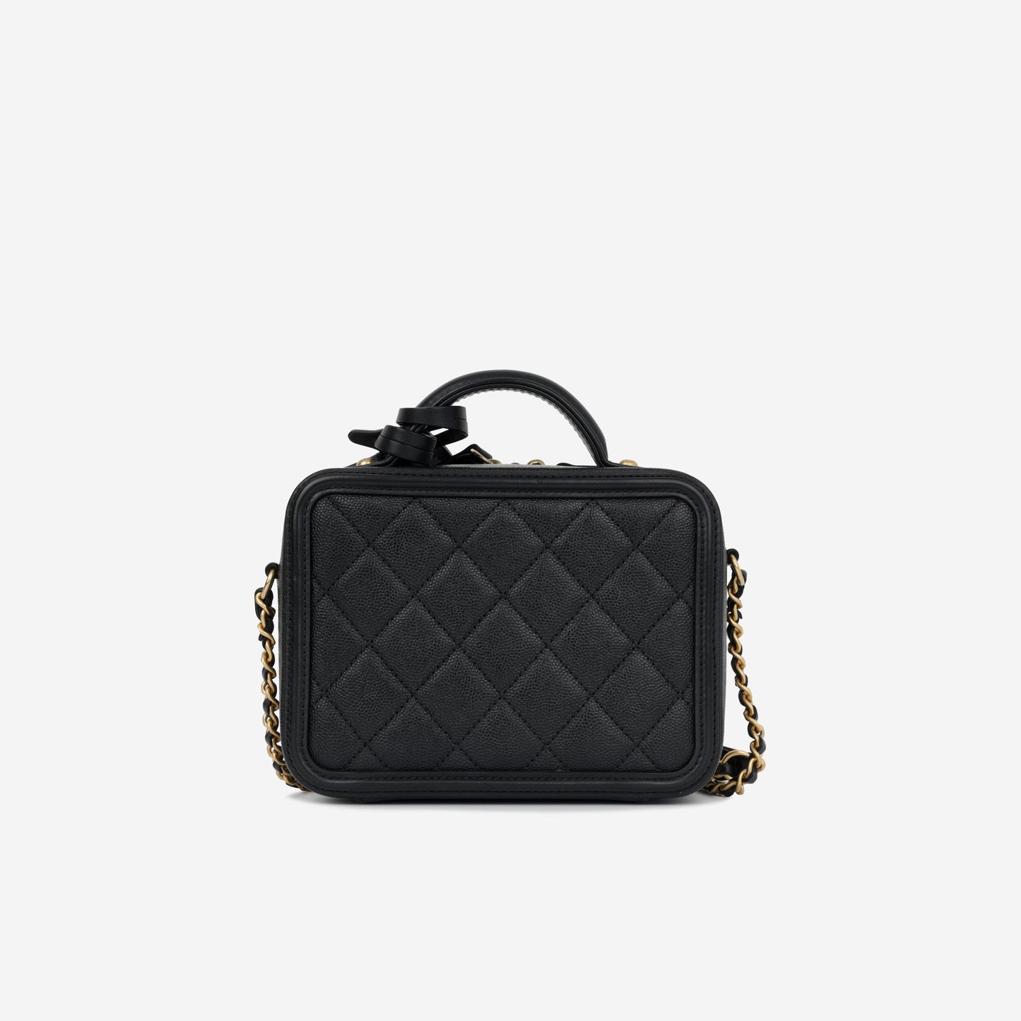 Chanel Filigree CC Vanity Case - Black