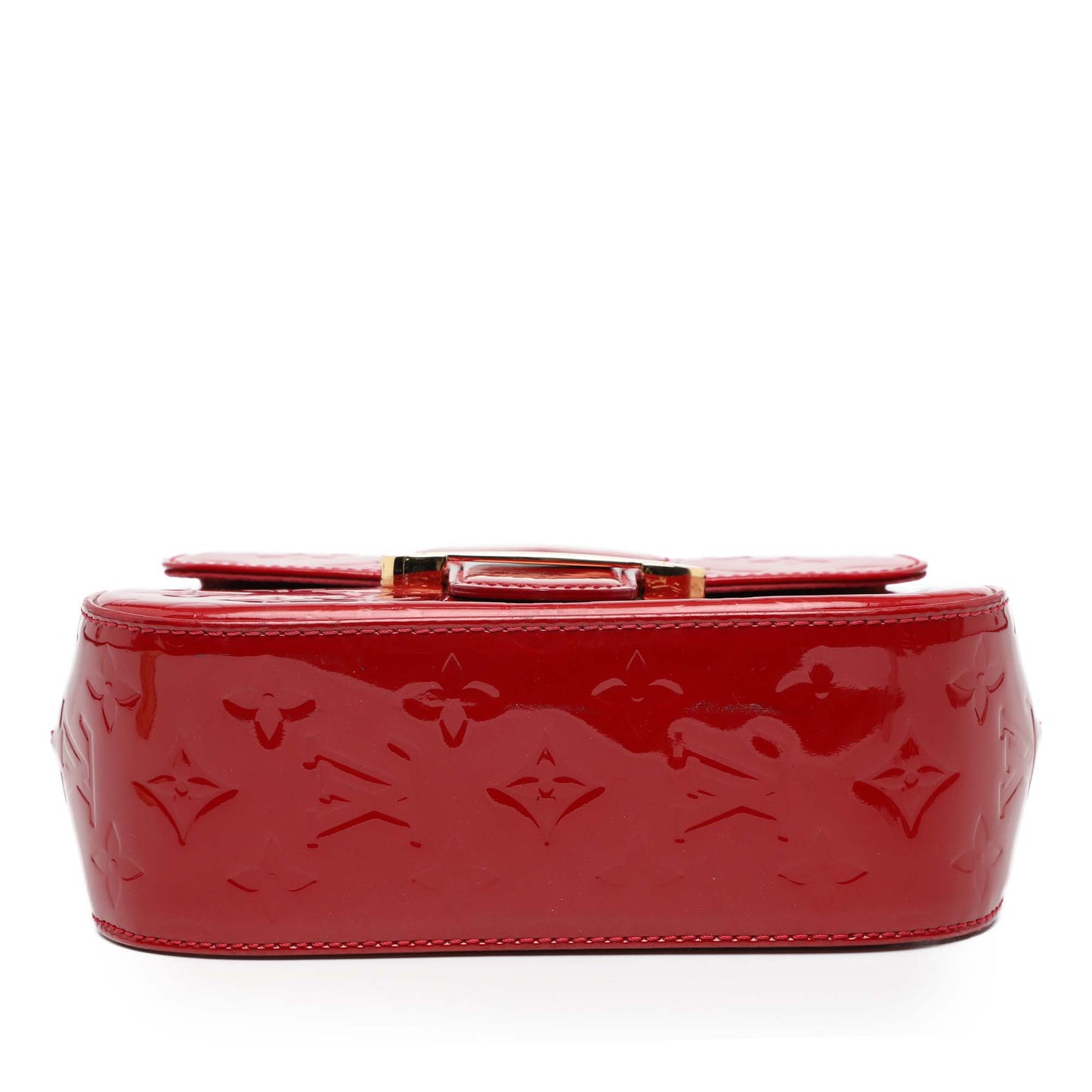 Red Louis Vuitton Monogram Vernis Bellflower PM Crossbody Bag