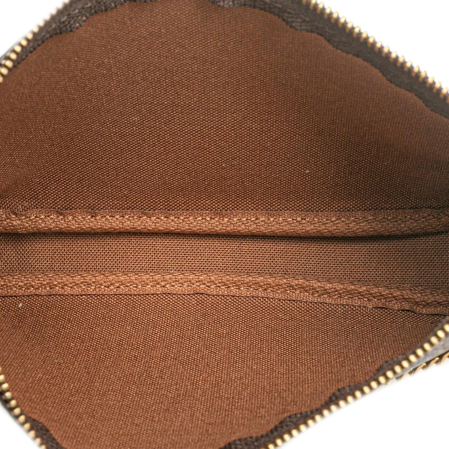 Brown Louis Vuitton Monogram Mini Pochette Accessoires Handbag
