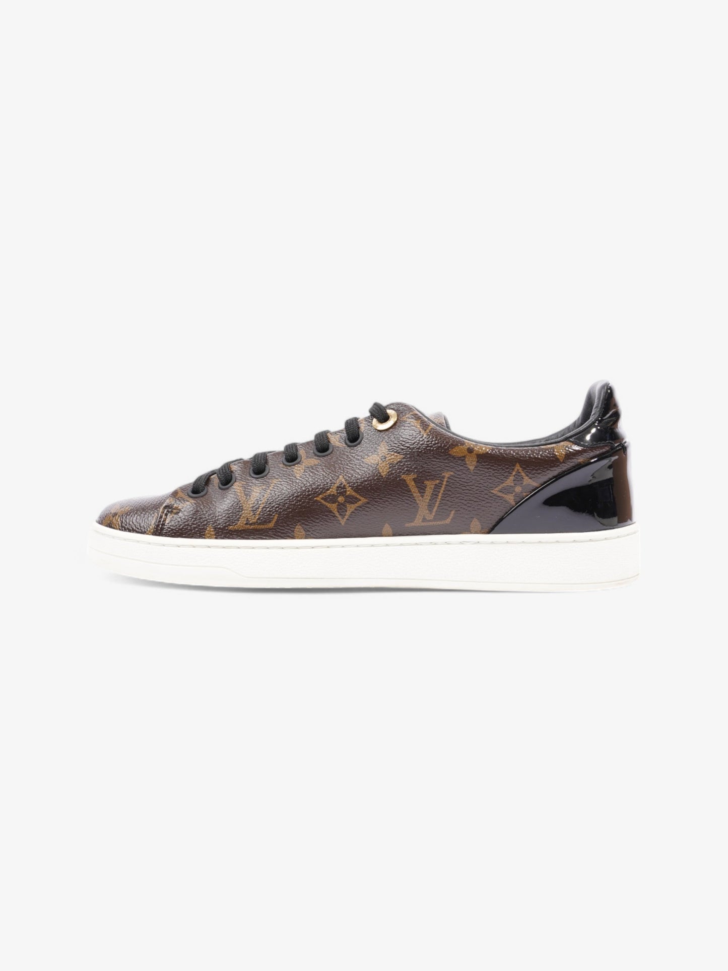 Louis Vuitton Front Row Monogram / Black Coated Canvas EU 37.5 UK 4.5
