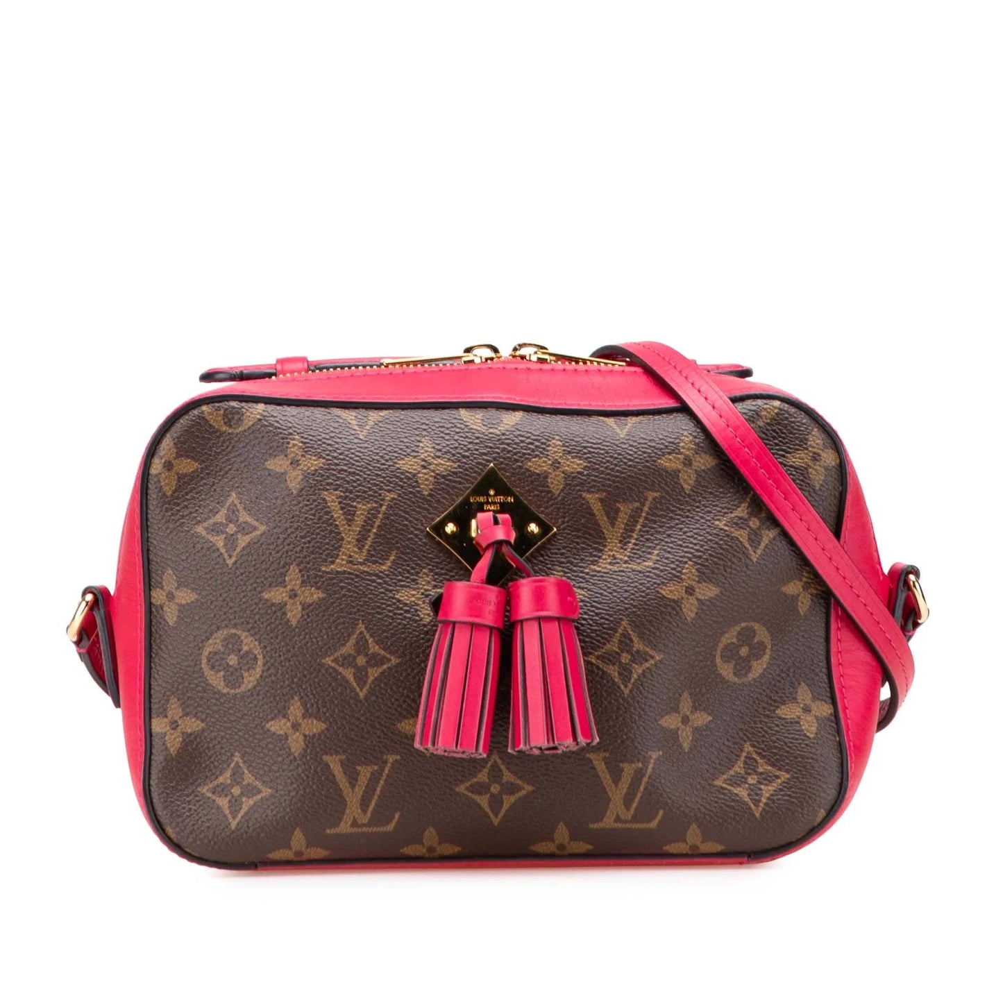 Brown Louis Vuitton Monogram Saintonge Crossbody Bag