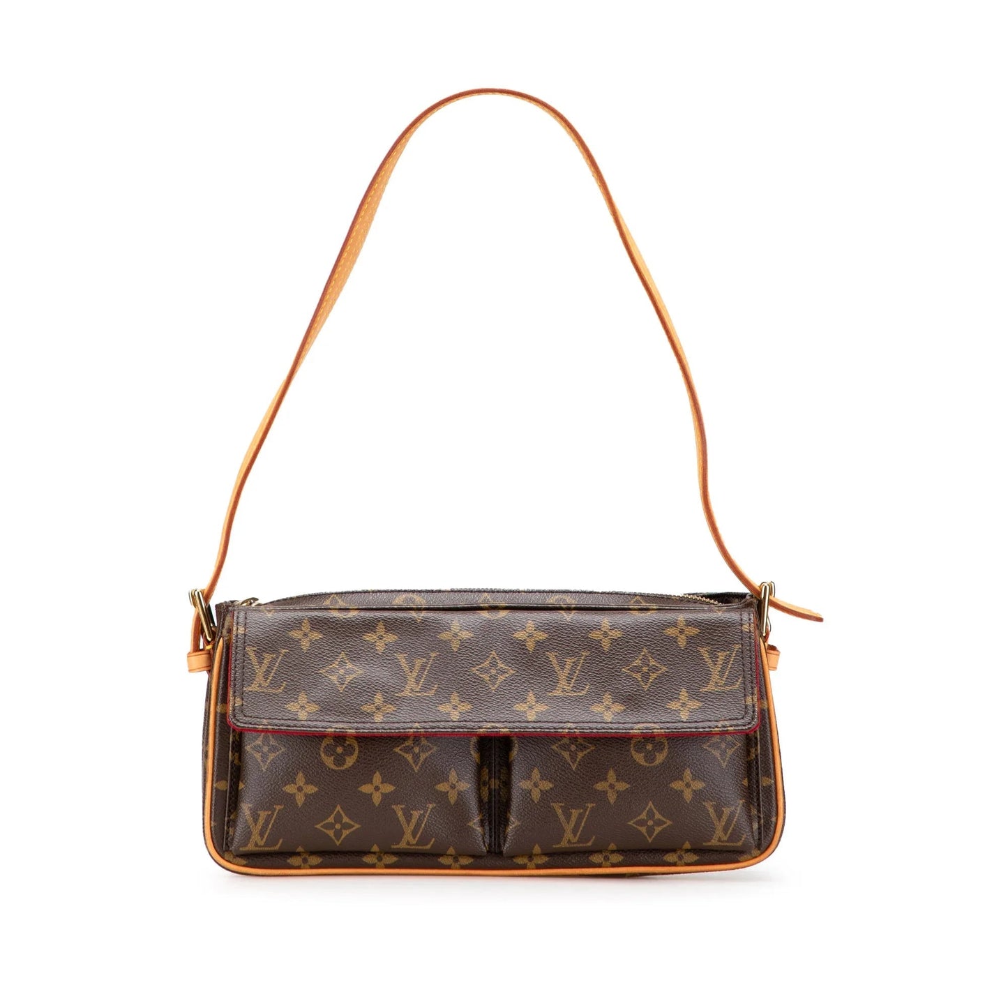 Brown Louis Vuitton Monogram Viva Cite MM Shoulder Bag