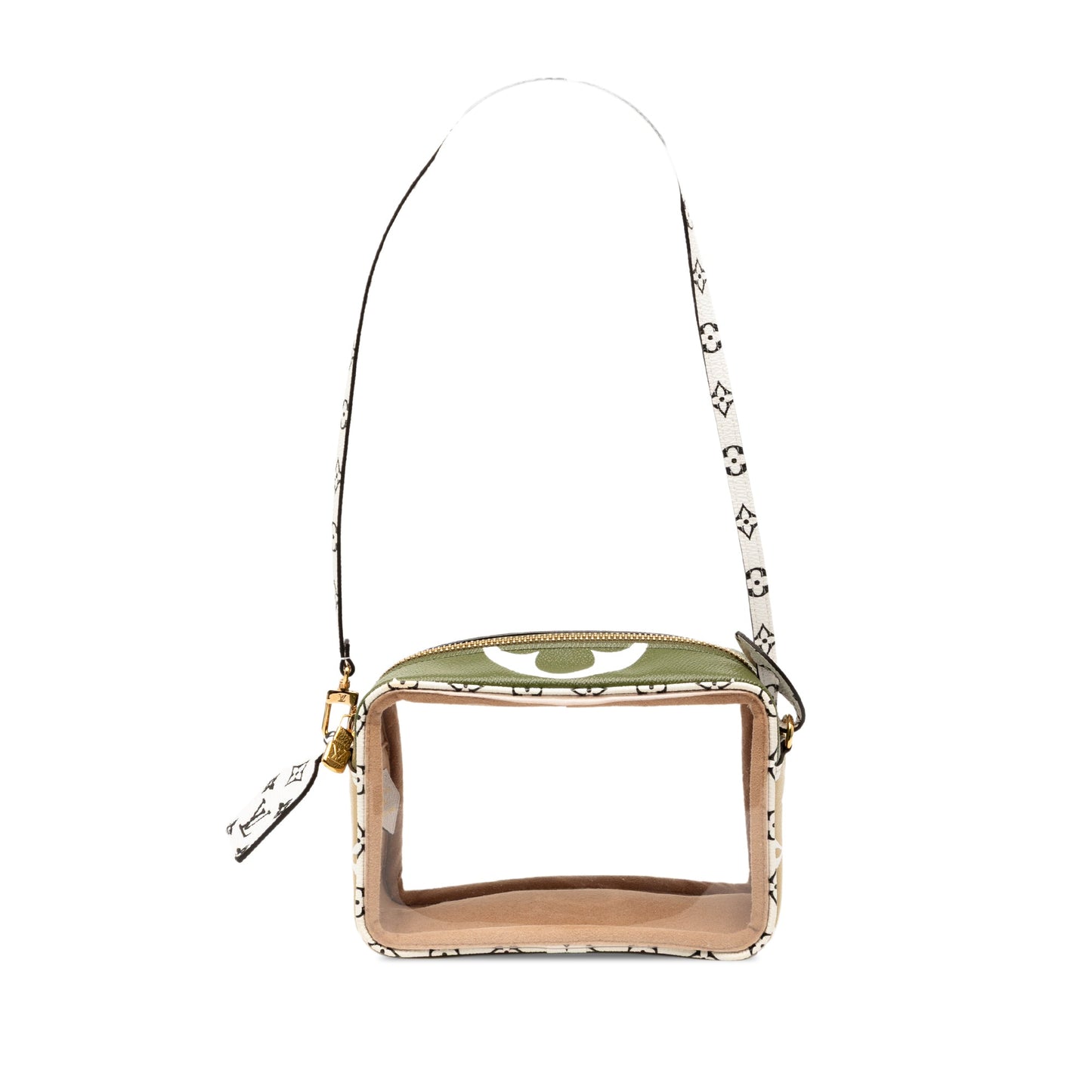 Green Louis Vuitton Monogram Giant Jungle Beach Pouch Shoulder Bag