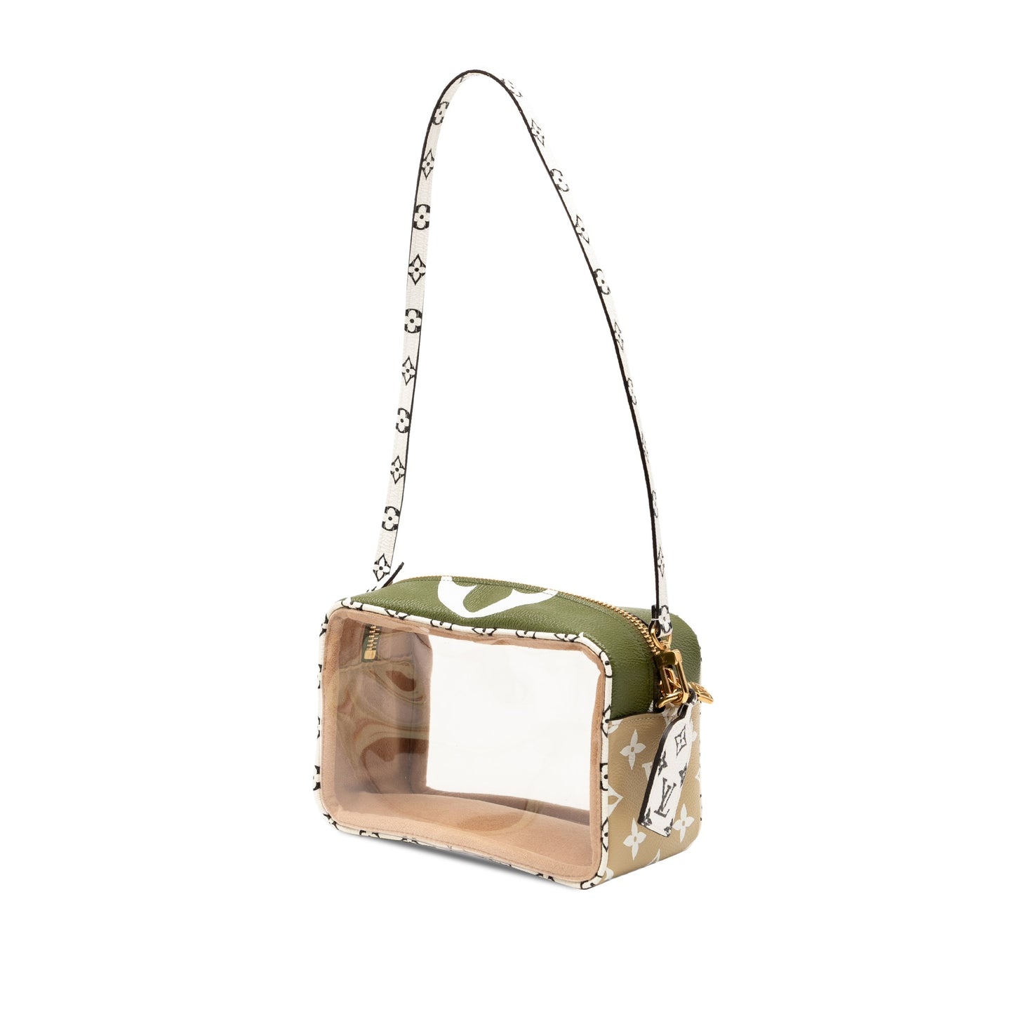 Green Louis Vuitton Monogram Giant Jungle Beach Pouch Shoulder Bag