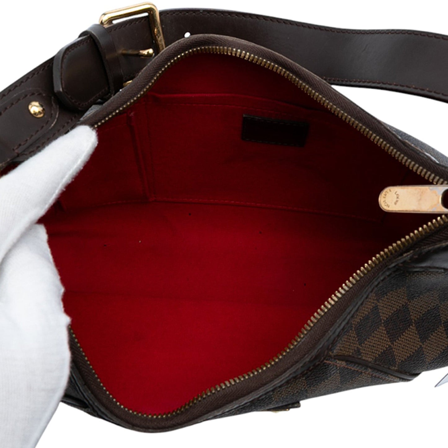 Brown Louis Vuitton Damier Ebene Thames GM Shoulder Bag