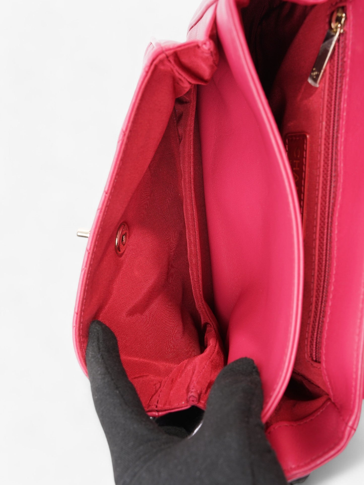 Chanel Lovely Day Pink Lambskin Leather Small