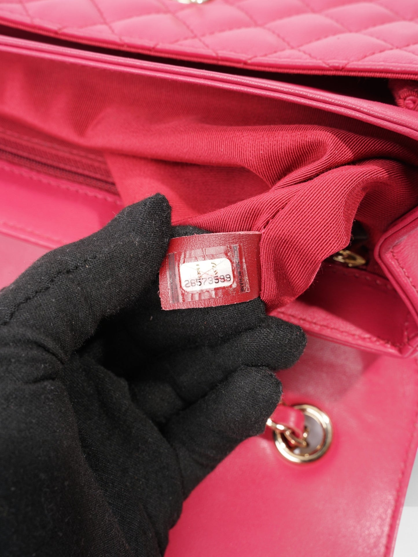 Chanel Lovely Day Pink Lambskin Leather Small