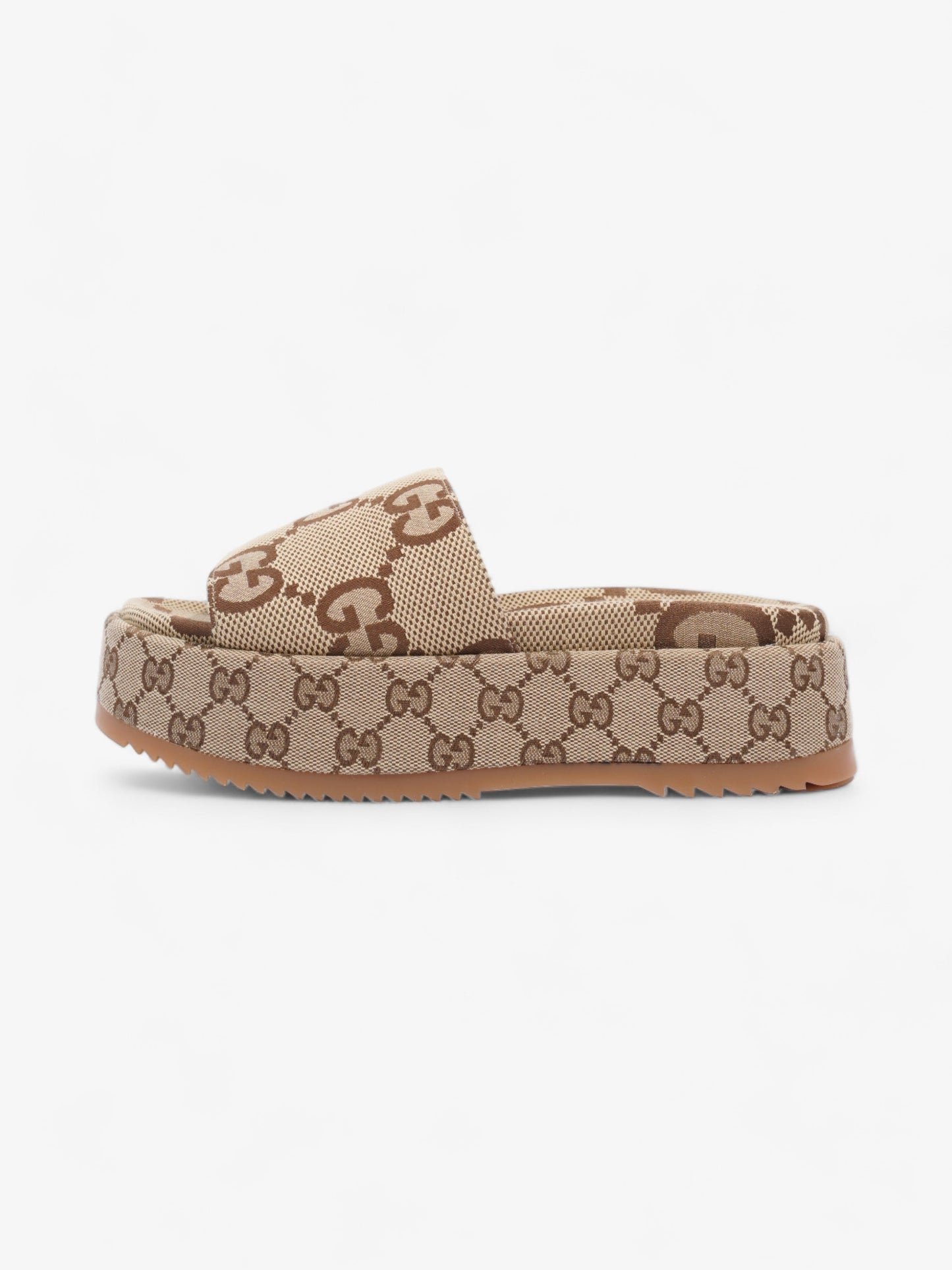 Gucci GG Platform Slide GG Supreme Canvas EU 38.5 UK 5.5