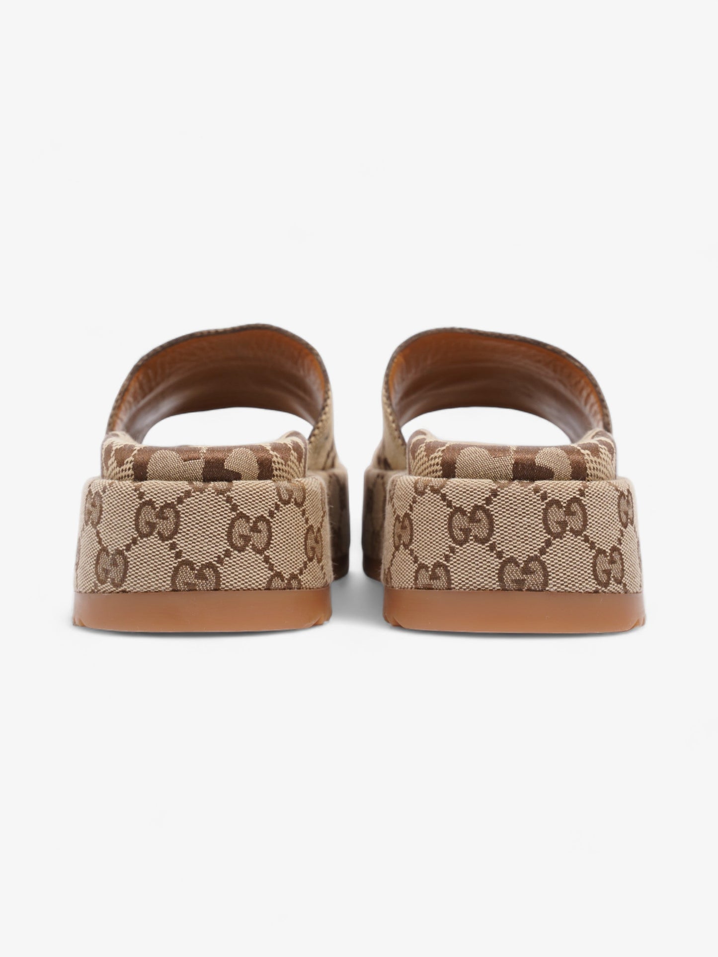 Gucci GG Platform Slide GG Supreme Canvas EU 38.5 UK 5.5
