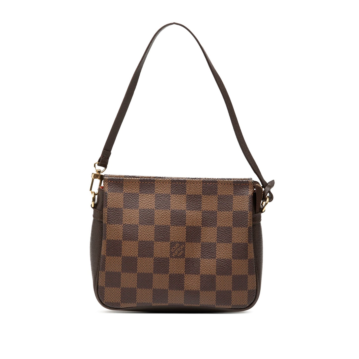 Brown Louis Vuitton Damier Ebene Trousse Pochette Handbag