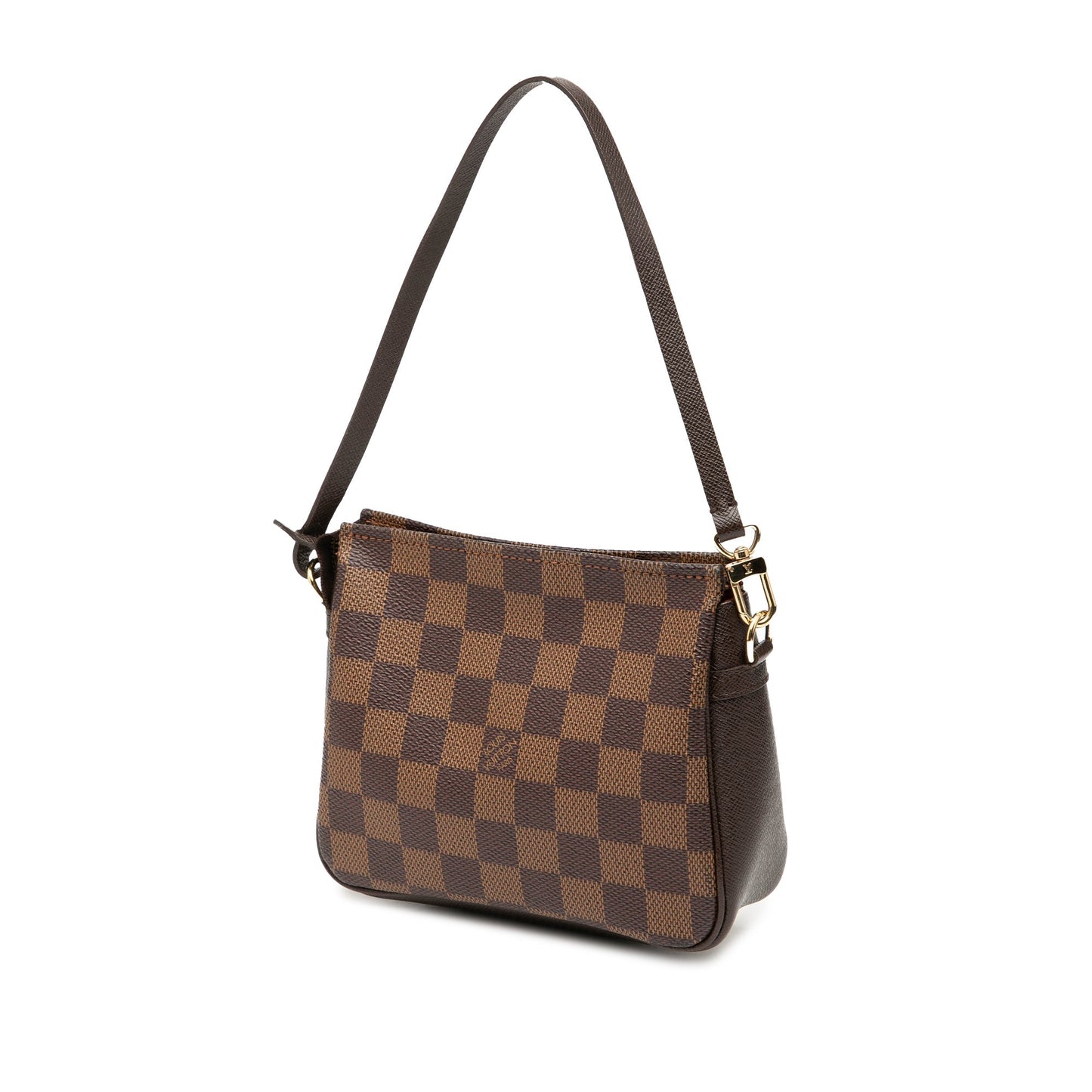Brown Louis Vuitton Damier Ebene Trousse Pochette Handbag