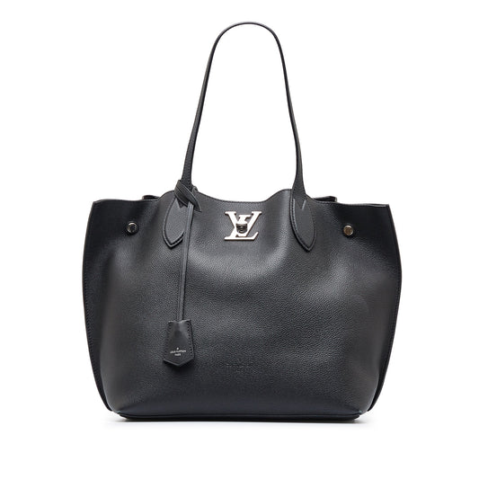 Louis Vuitton Lockme Cabas Black Calfskin