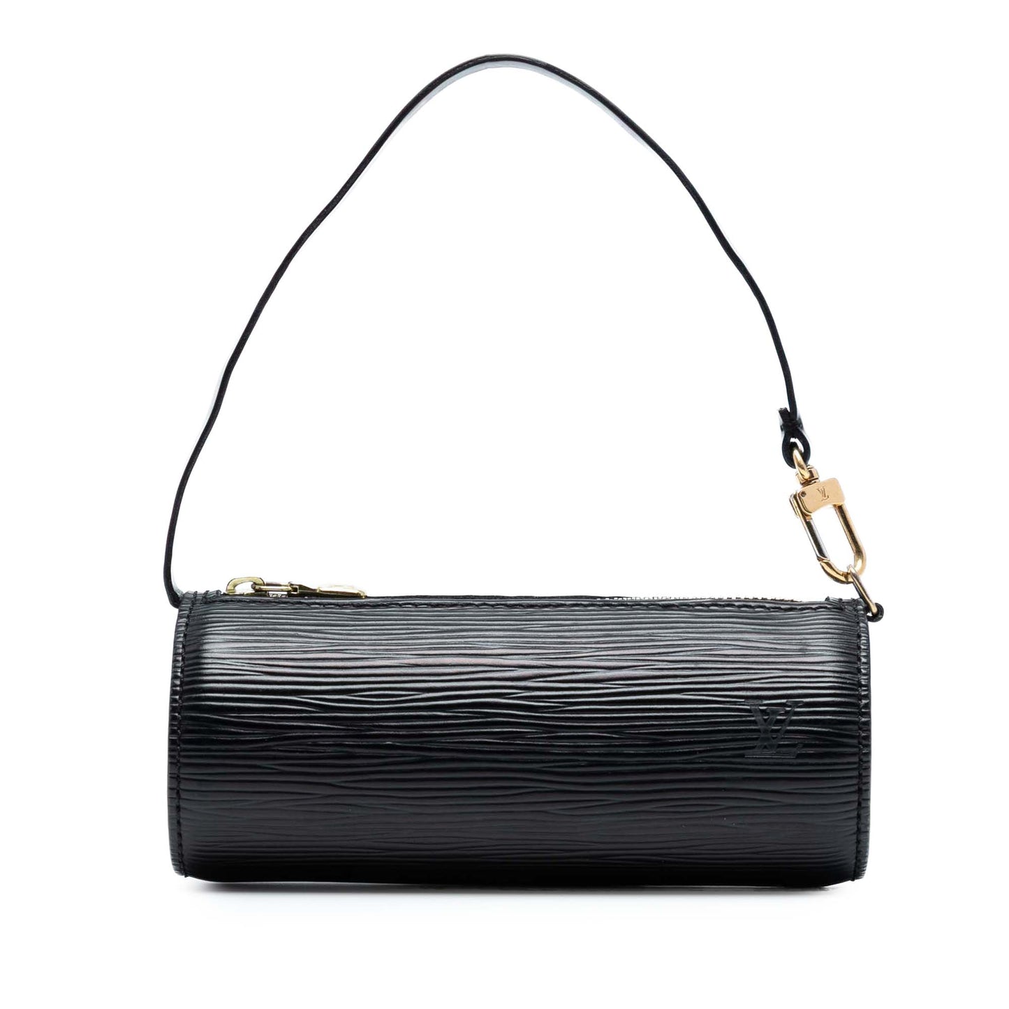 Black Louis Vuitton Epi Pochette Papillon Handbag
