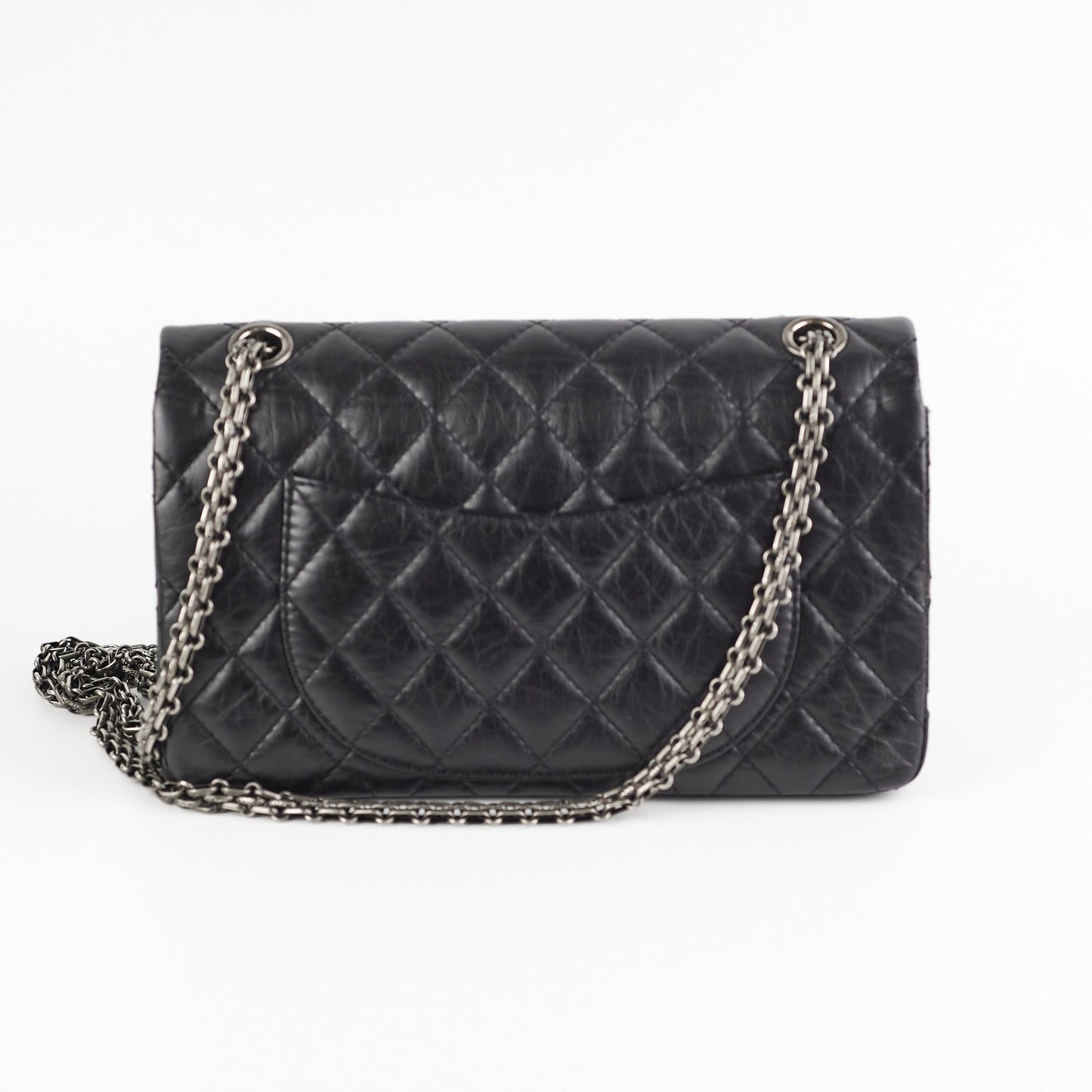 HOLD CV Chanel Reissue 225 Calfskin Black