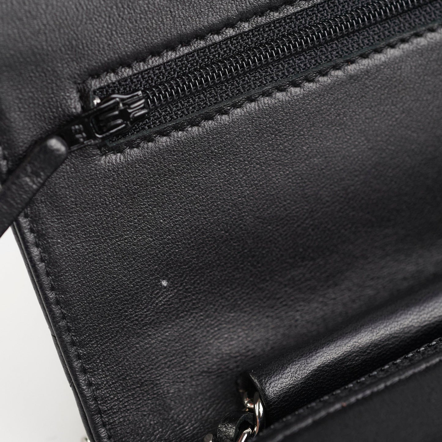 Chanel Lambskin Black Wallet On Chain WOC