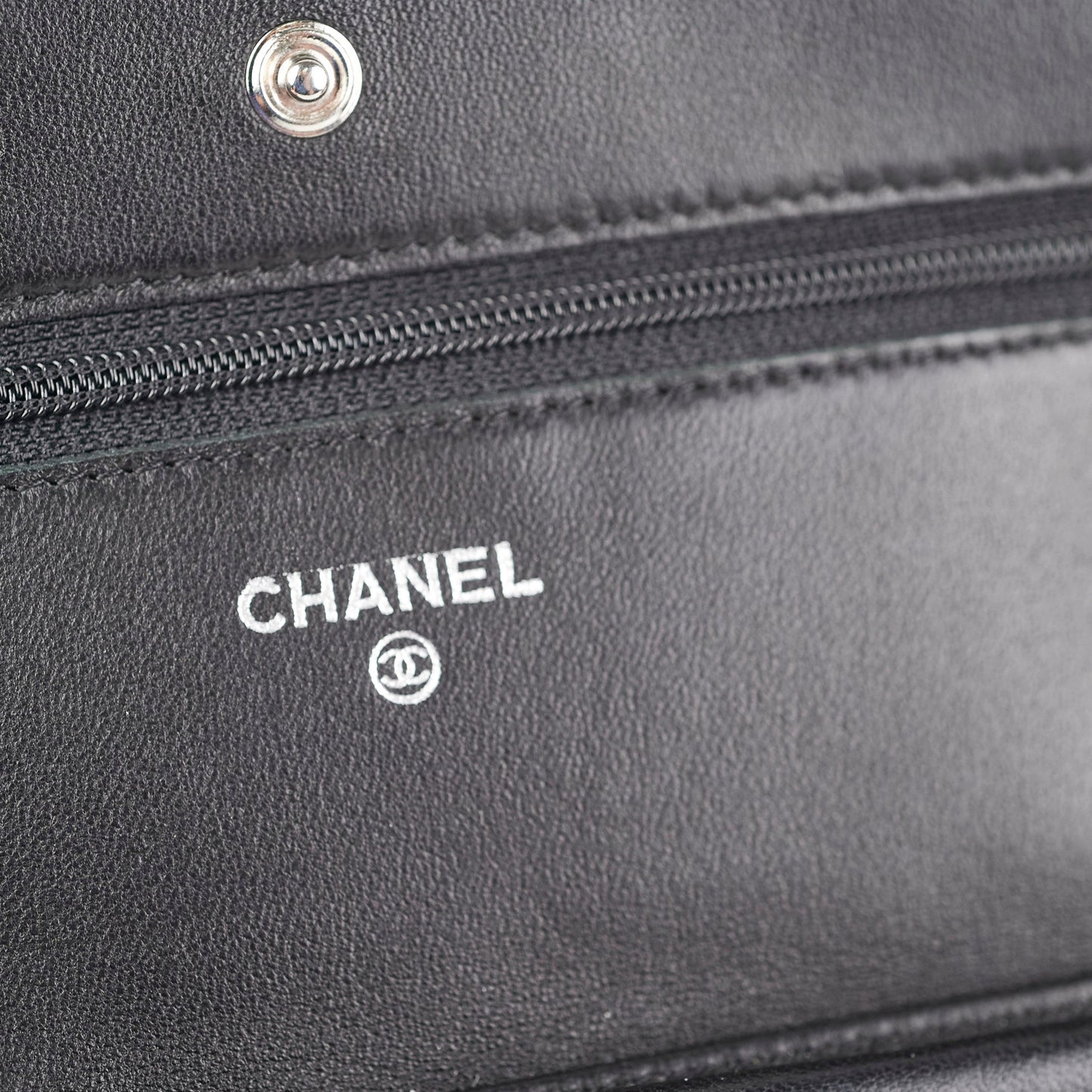 Chanel Lambskin Black Wallet On Chain WOC
