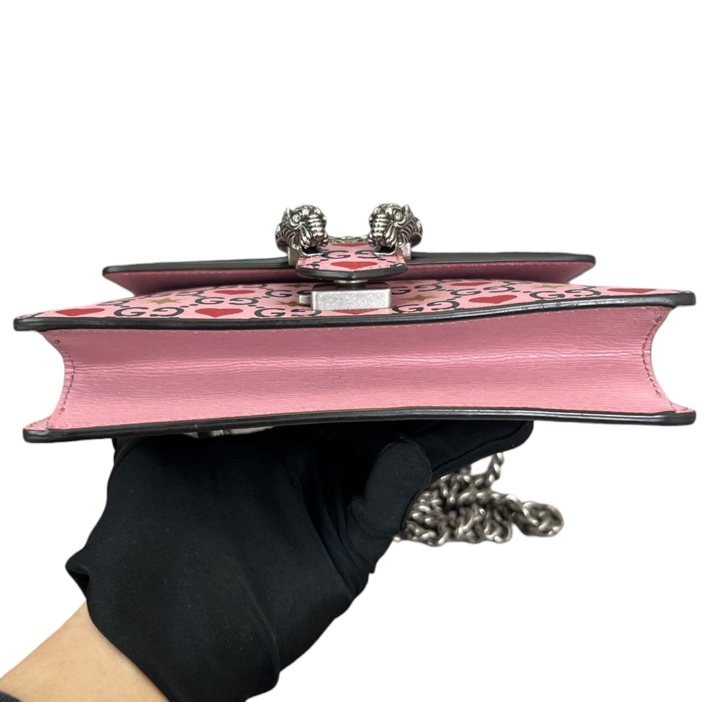 Gucci Chain Leather Shoulder Bag