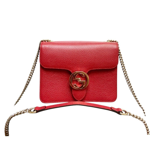 Gucci Chain Leather Shoulder Bag