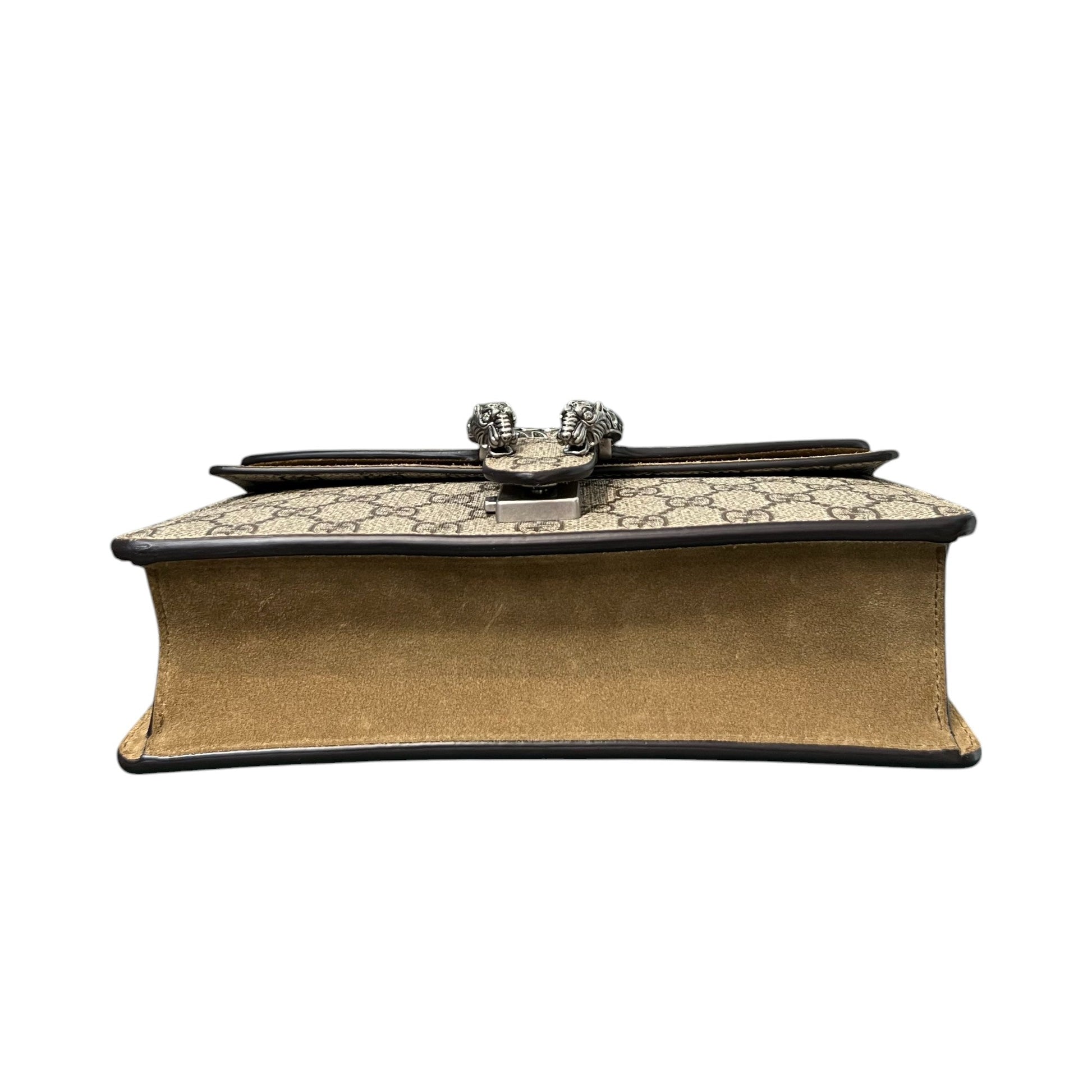 Gucci Monogram Chain Canvas Shoulder Bag