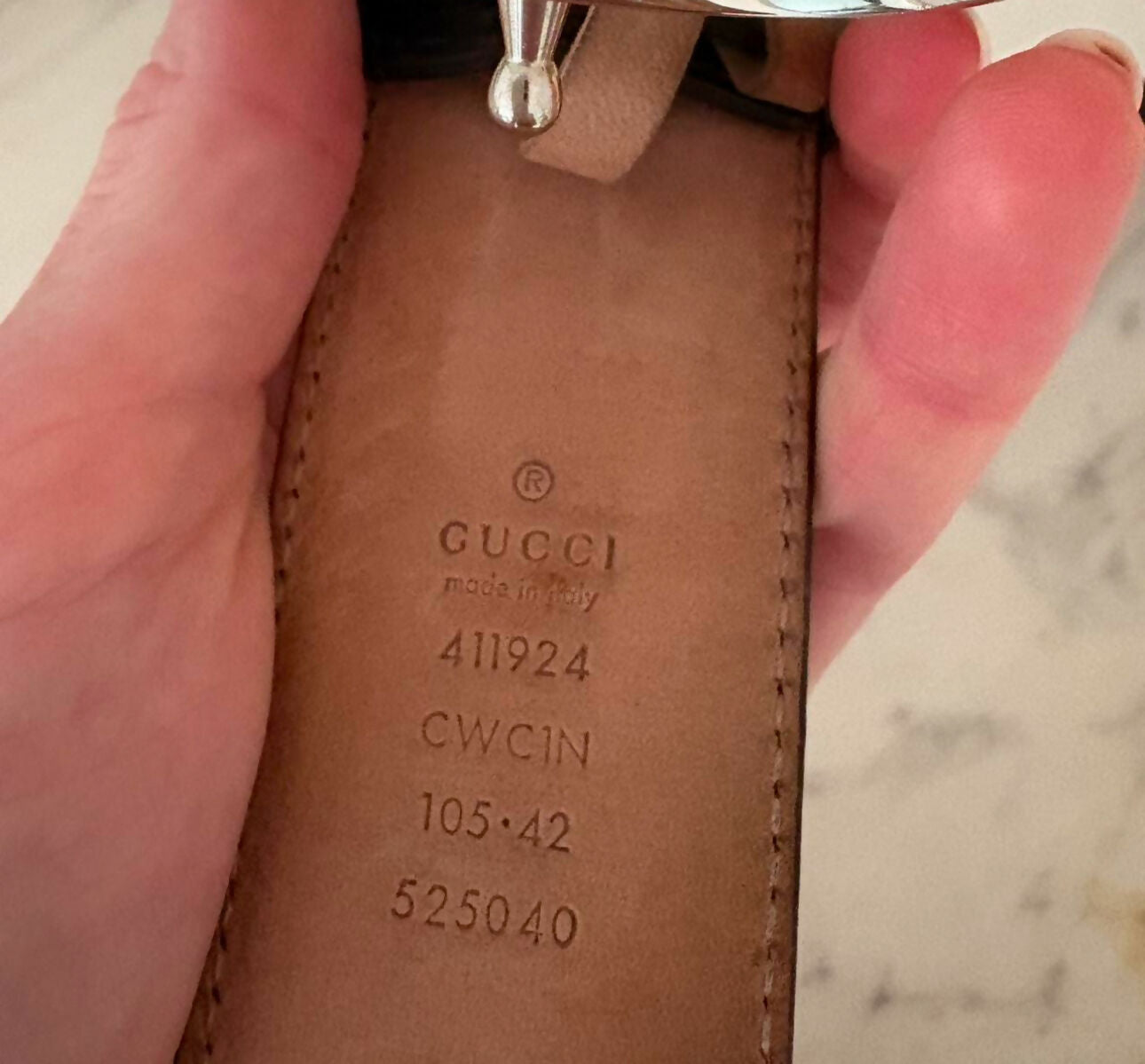 MenÂs Gucci Belt