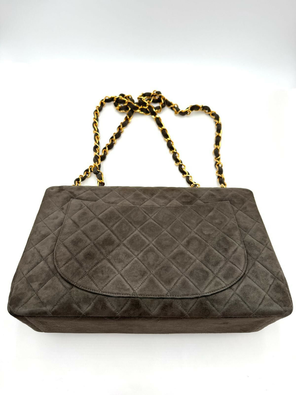 Chanel  Series 3 Suede Maxi Flap Bag