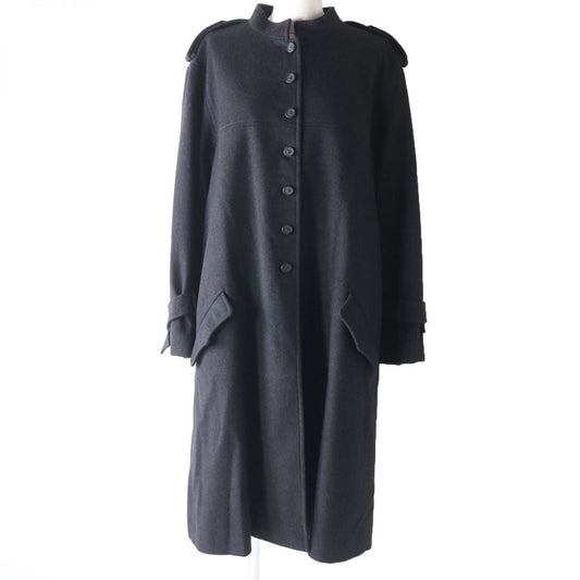 Chanel Wool Cashmere Coat, Coco Mark, Size 42 Classic Flap Tote