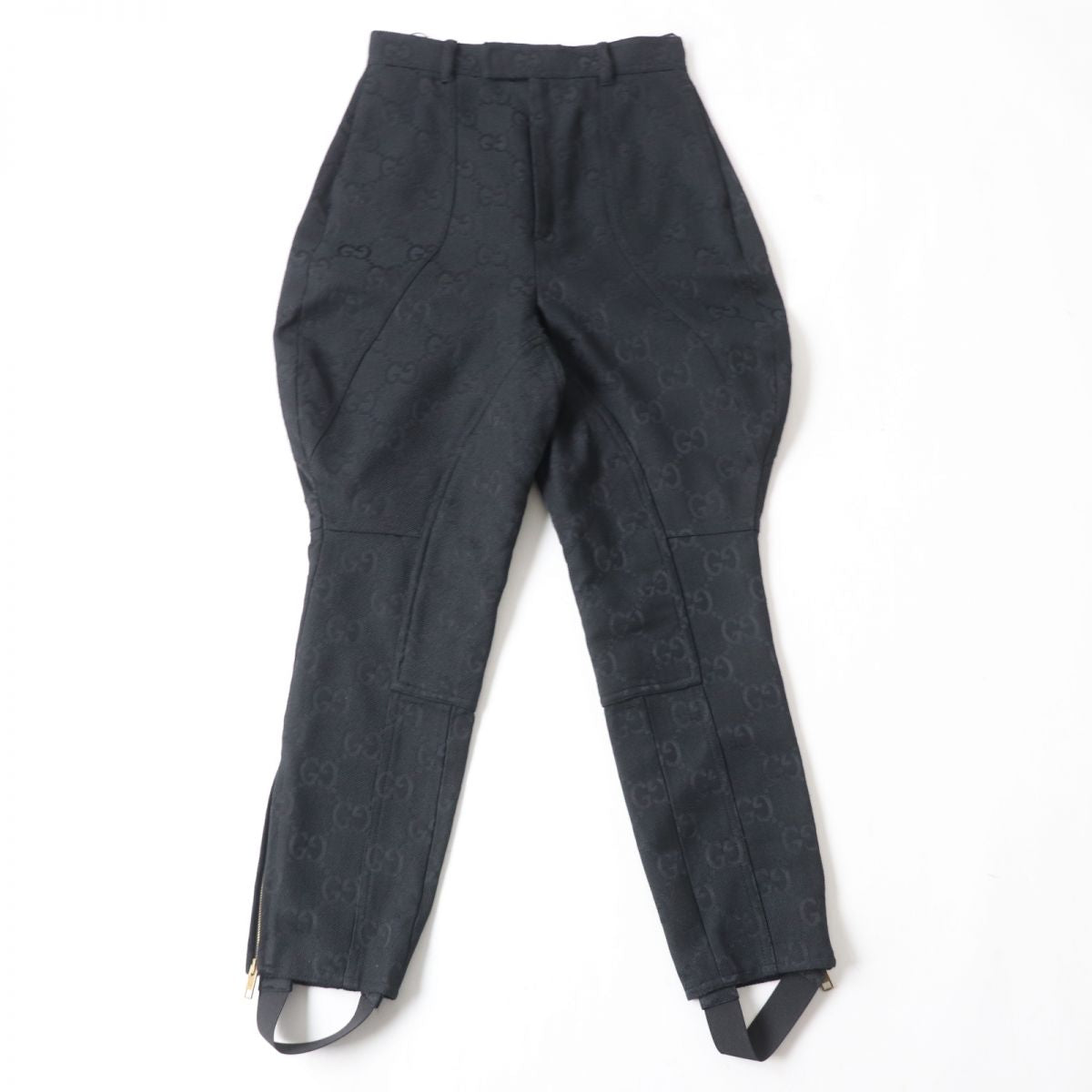 GUCCI Pants Main: 70% cotton, Main: 30% polyester black Women 36