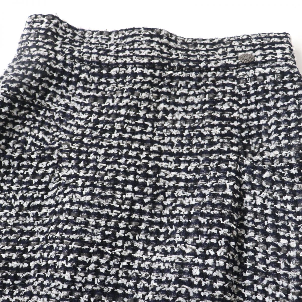 Chanel Ribbon Tweed Skirt Classic Flap Tote