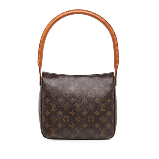 Brown Louis Vuitton Monogram Looping MM Shoulder Bag