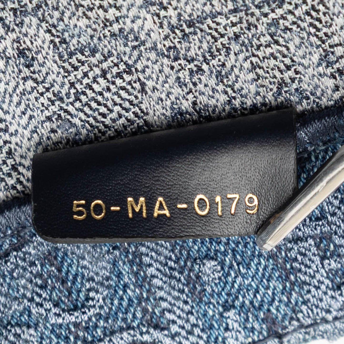 Blue Dior Large Oblique Denim Book Tote