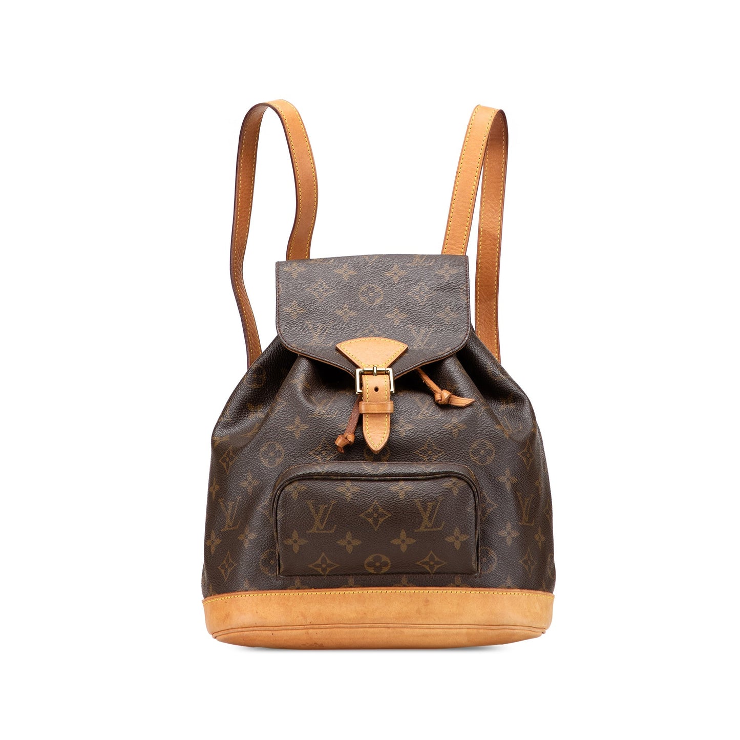 Brown Louis Vuitton Monogram Montsouris PM Backpack