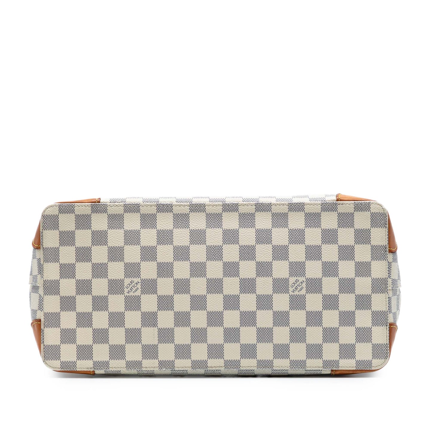 White Louis Vuitton Damier Azur Hampstead MM Tote Bag