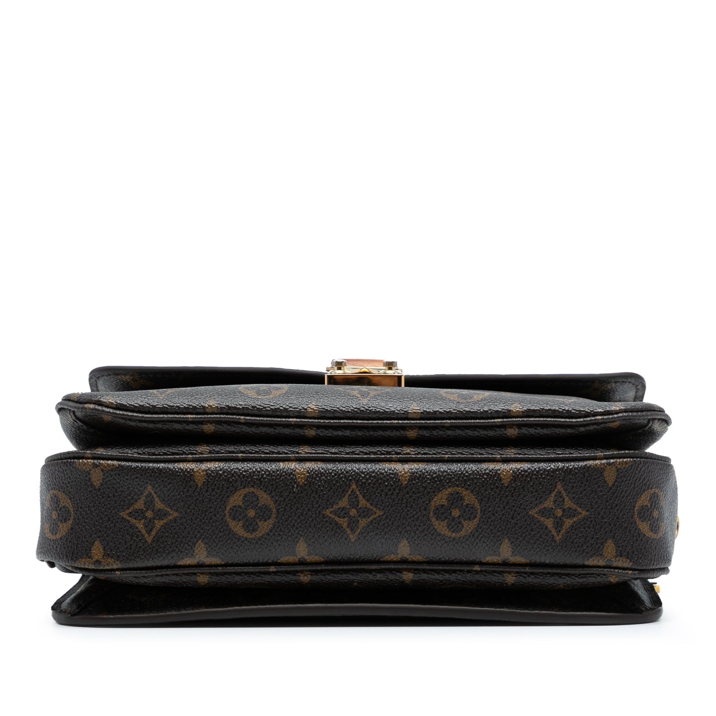 Brown Louis Vuitton Monogram Pochette Metis Satchel