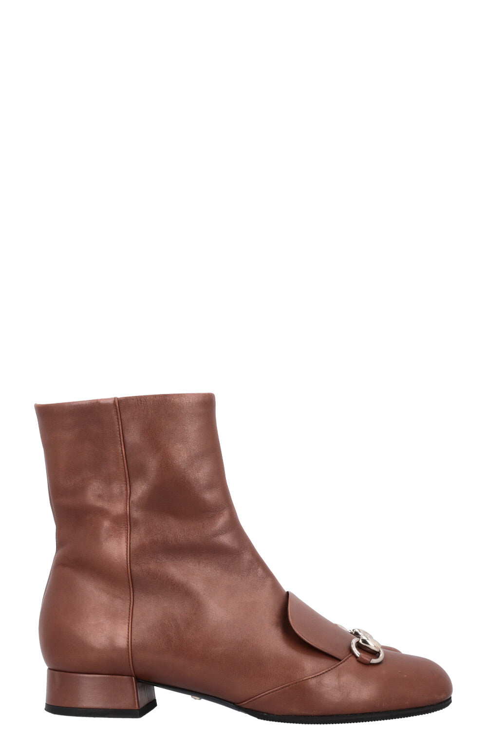 GUCCI Regent Horsebit Boots Brown