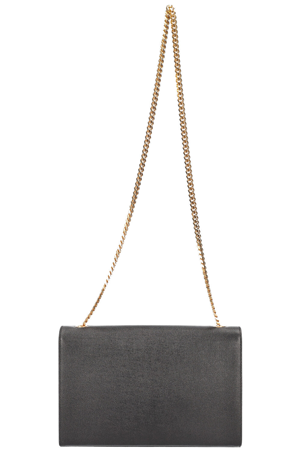 SAINT LAURENT Large Kate Bag Grained Black