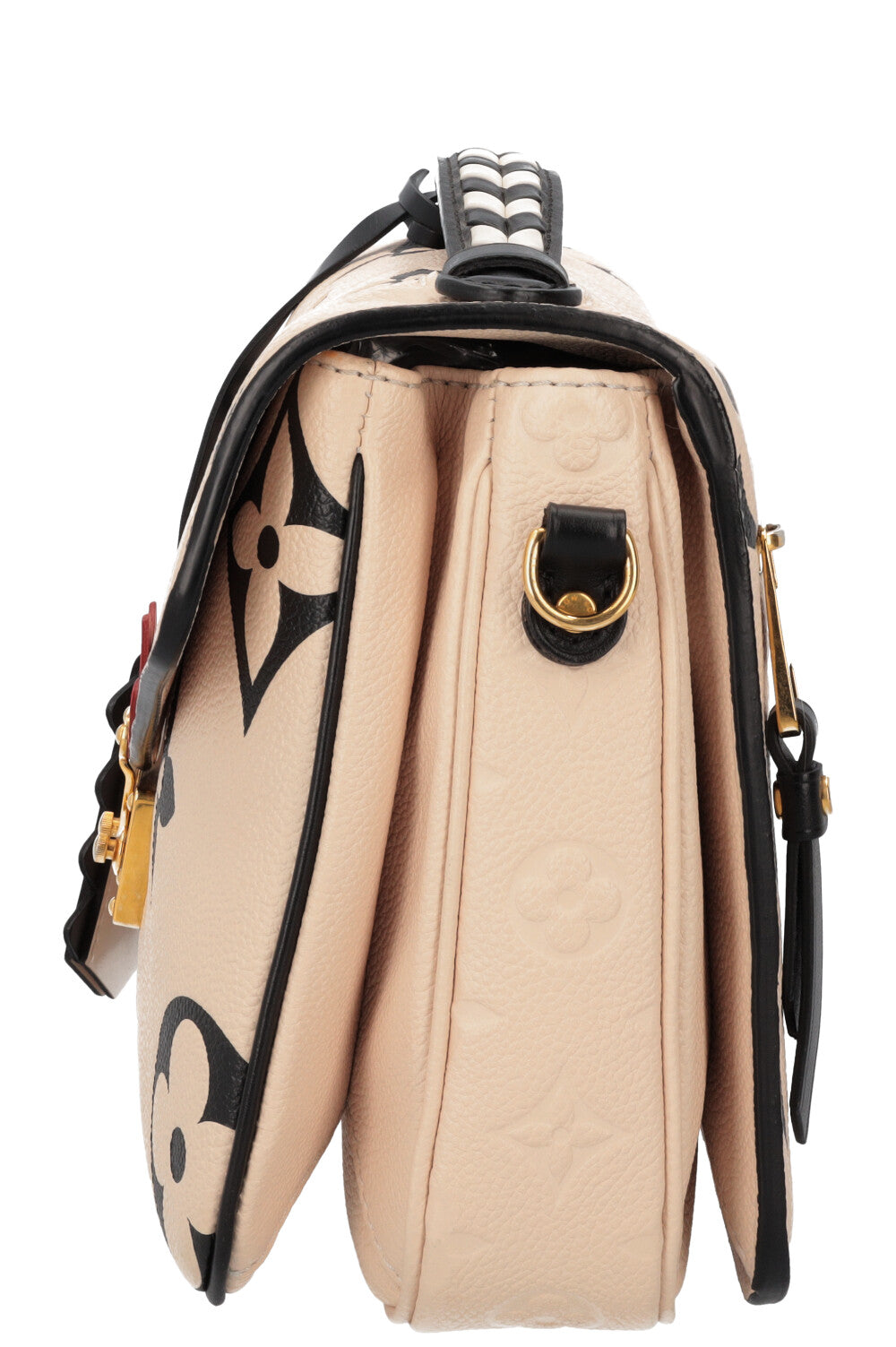 LOUIS VUITTON Empreinte MNG Giant Crafty Metis Pochette Bag Cream