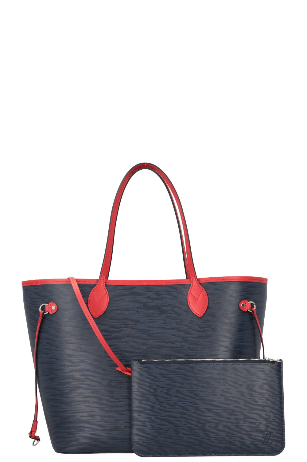 LOUIS VUITTON Neverfull MM Epi Leather Blue