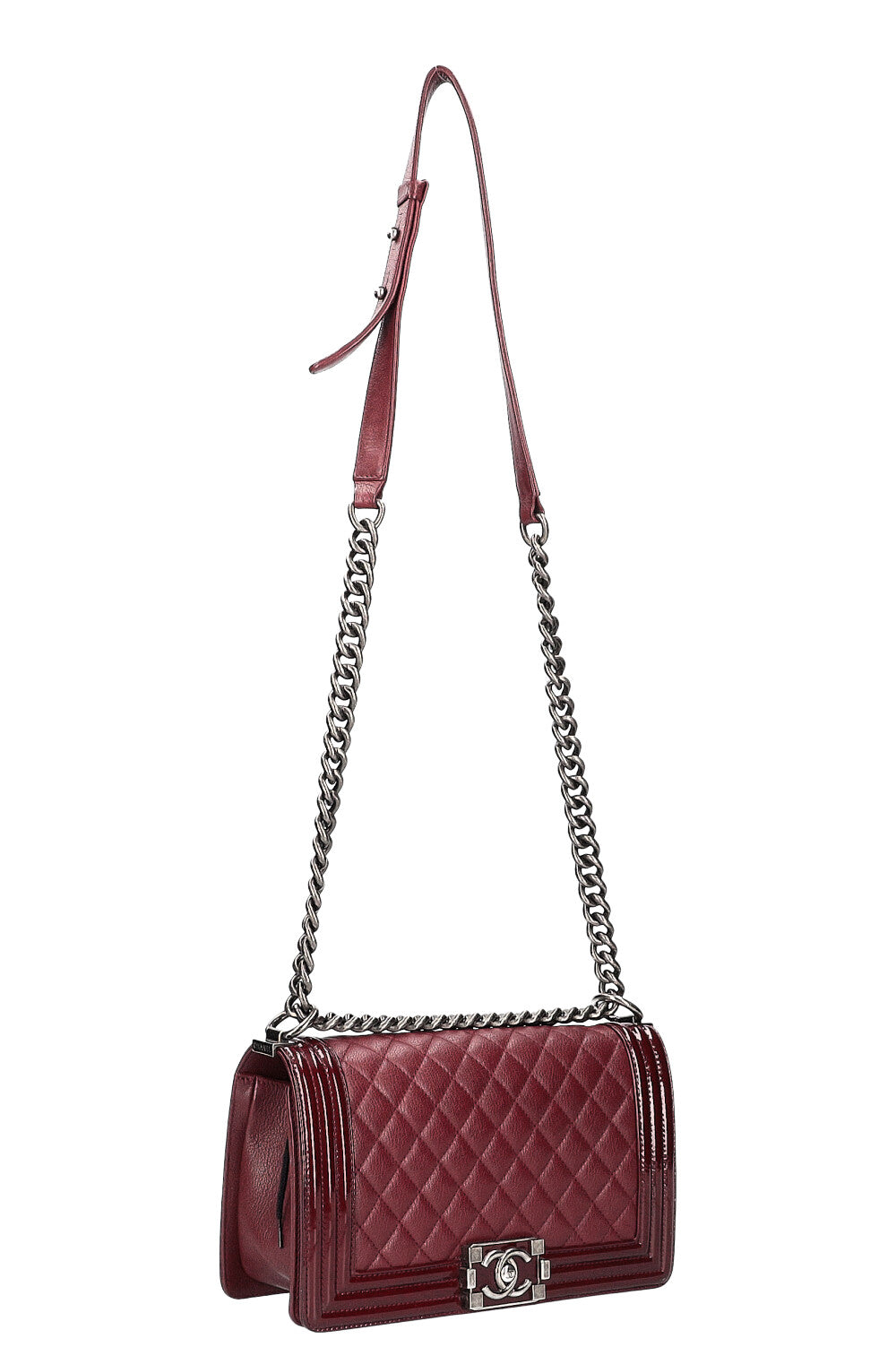 CHANEL Boy Bag Burgundy