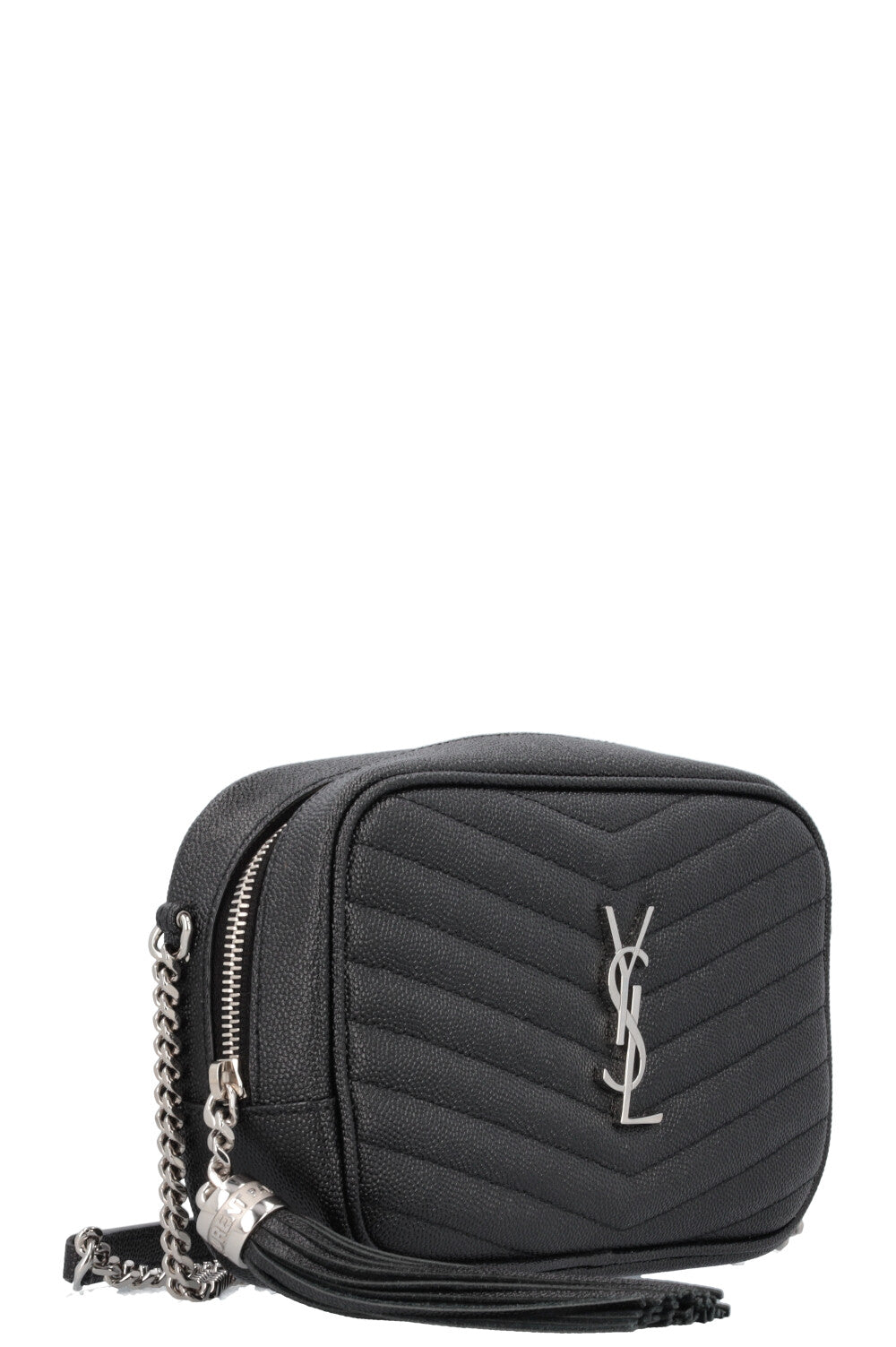 SAINT LAURENT Lou Mini Camera Bag Black