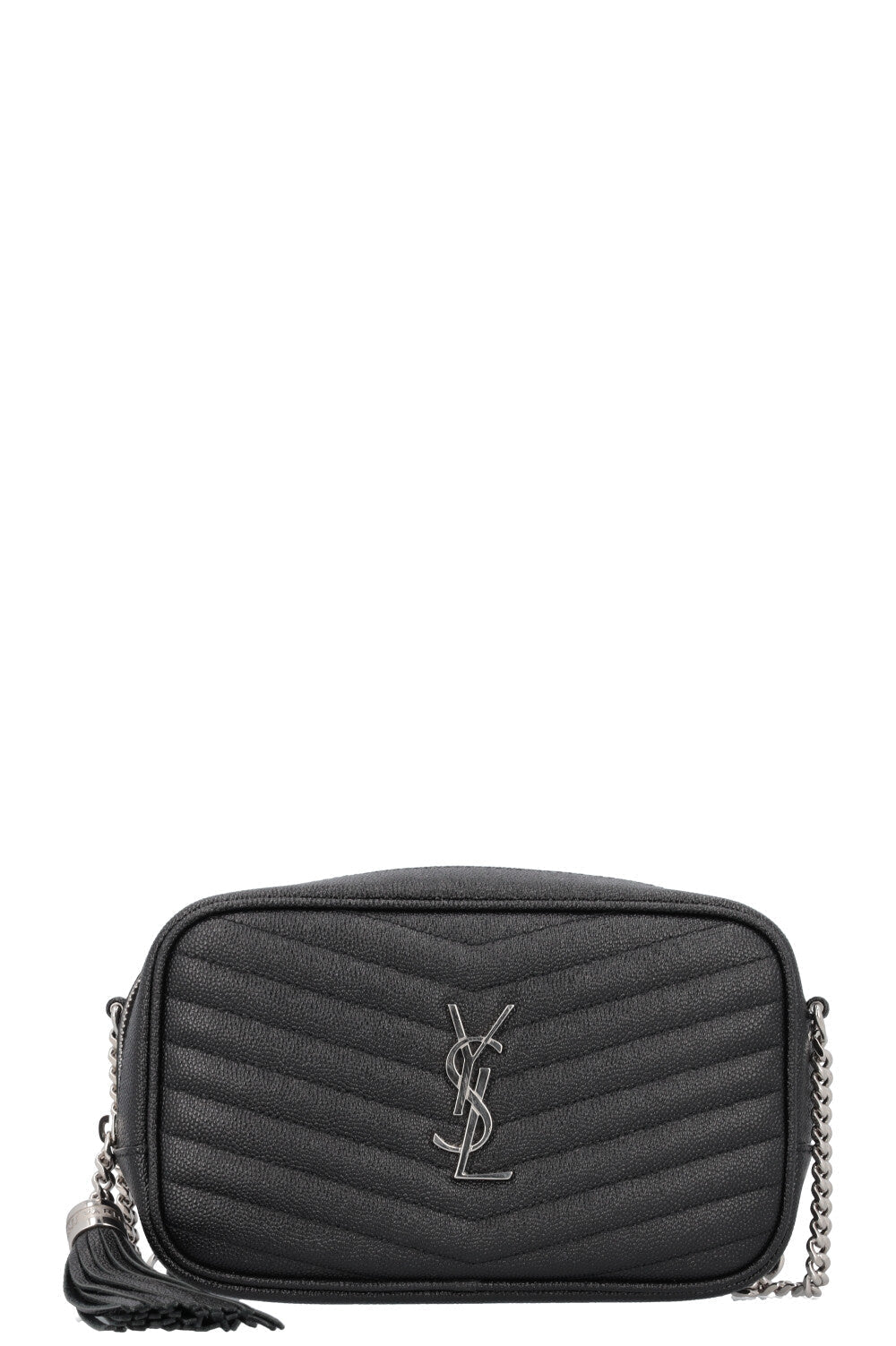 SAINT LAURENT Lou Mini Camera Bag Black