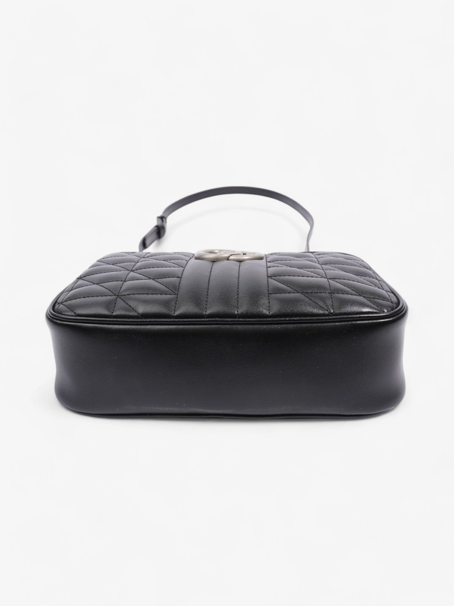 Gucci GG Marmont Black Calfskin Leather Small