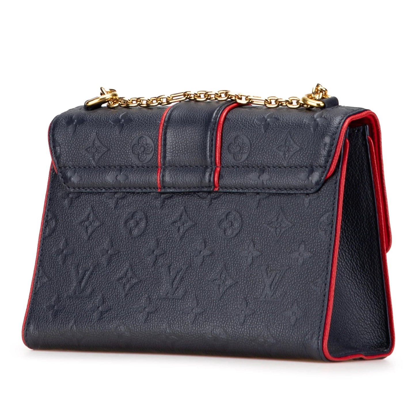Blue Louis Vuitton Monogram Empreinte Saint Sulpice PM Shoulder Bag
