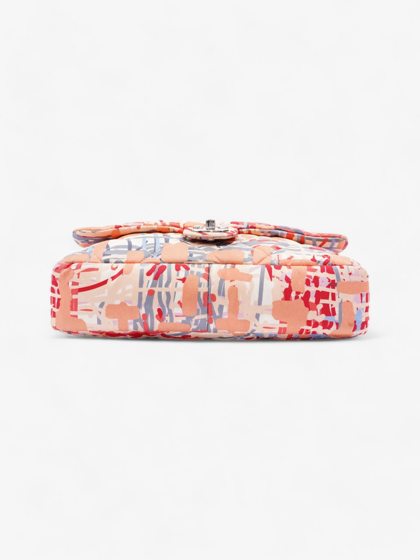 Chanel Foulard Flap Bag Multicoloured Fabric Large