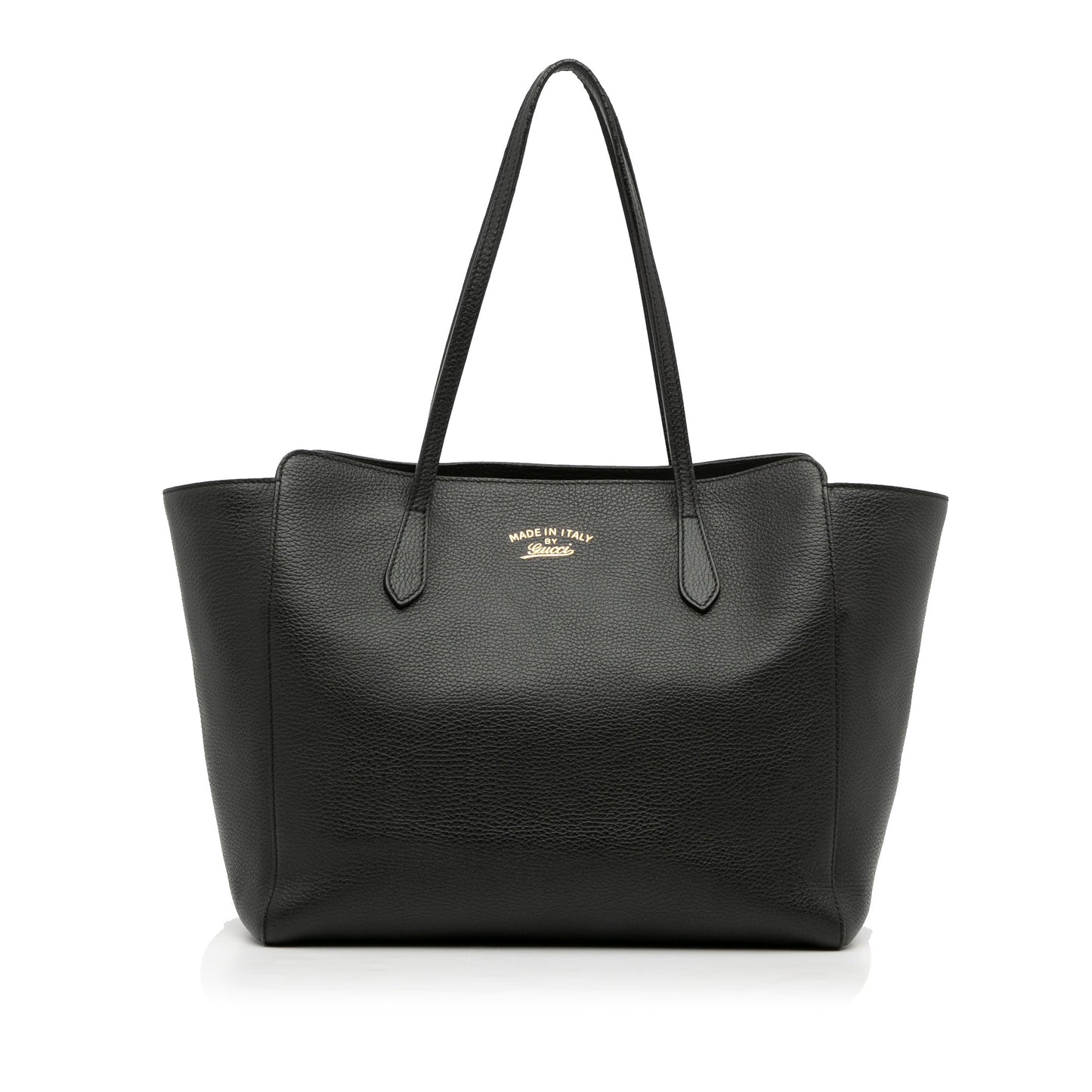 Gucci Black Leather Tote Style 13