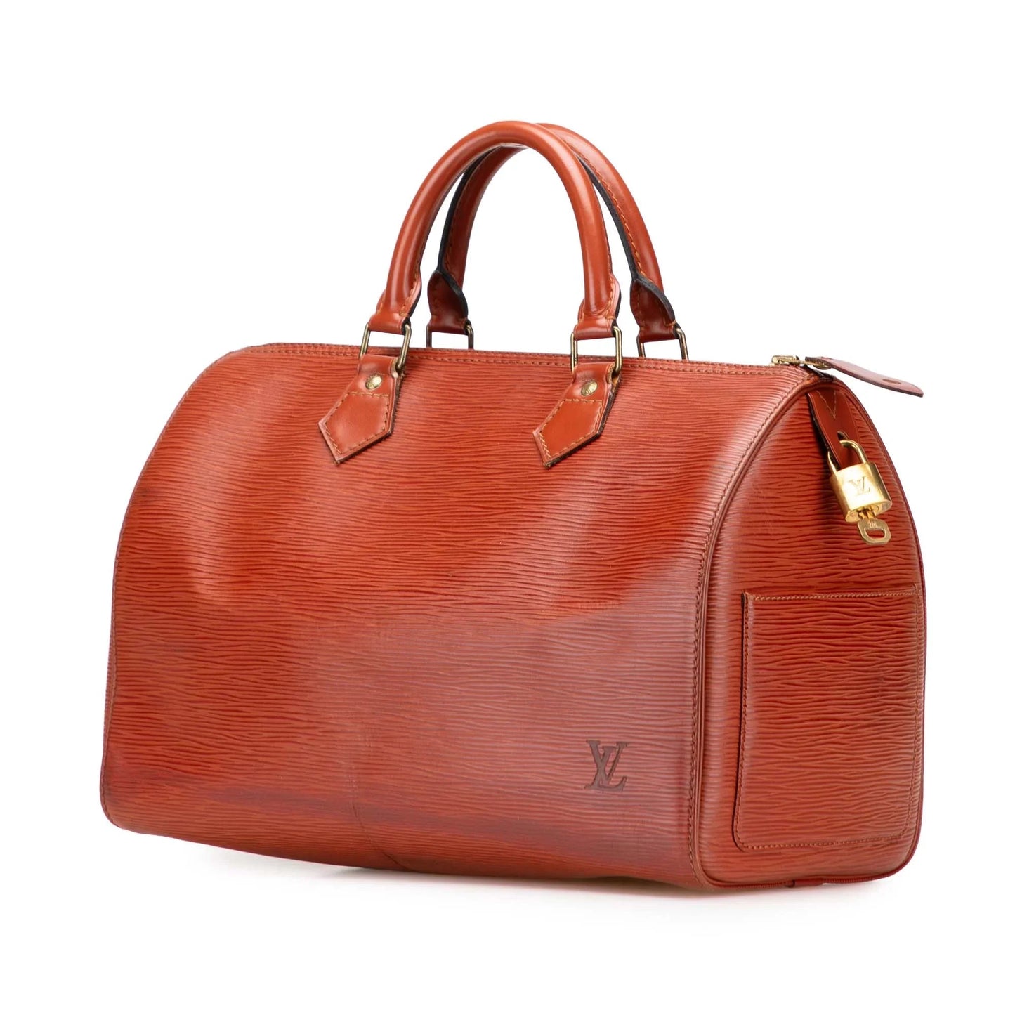 Brown Louis Vuitton Epi Speedy 30 Boston Bag
