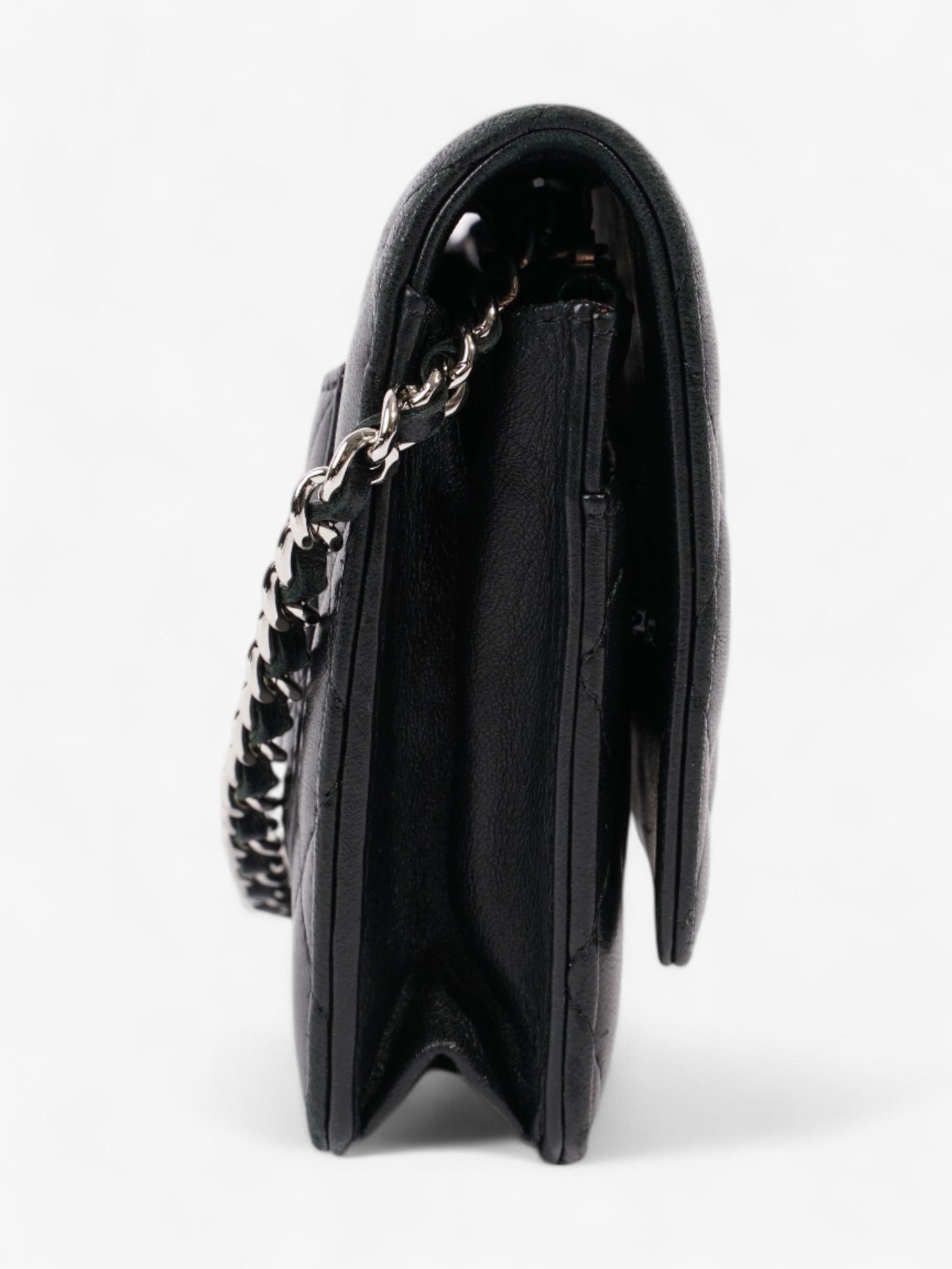 Chanel Wallet On Chain Black Lambskin Leather