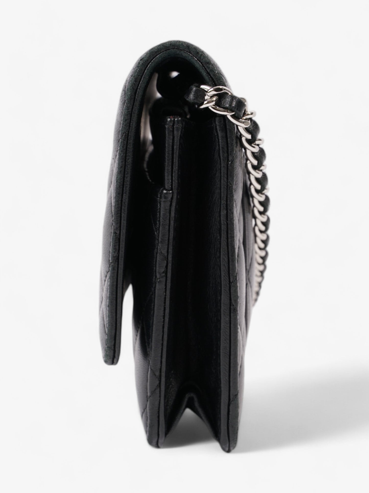 Chanel Wallet On Chain Black Lambskin Leather